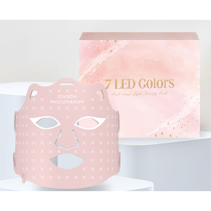 SDKWDH Red Light Mask for Face, Pink