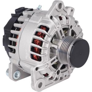 Autoround Alternator Fit for 2007-2010 Nissan Altima 2.5L, 2010-2013 Rogue, 2007-2012 Sentra 2.5L, 2014-2015 Rogue Select, 110Amp 12V 6-Groove Clutch Pulley, Replace# 23100JA02A 11258N 23100-JA04C