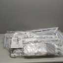 3-Piece Twin Size Bed Rail for Toddlers - Height Adjustable Baby Bed Rail Guard with Headboard Rod,Safety Bed Rails for Twin Size Bed with Child Lock(39x74.8x74.8 Inch) (Grey)