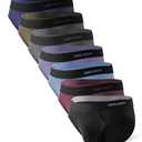 DAVID ARCHY Mens Underwear Briefs Bamboo Rayon Soft Breathable No Fly Support Pouch Underwear For Men 7 Packs L