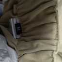 Womens Parachute Cargo Pants Y2K Baggy Cargo Pants Wide Leg Casual Joggers with Pockets (Beige, M)
