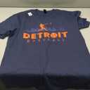 Detroit Baseball Vintage Minimalist Retro Baseball Lover T-Shirt, Large