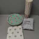 BLUE PANDA Pineapple Party Supplies Pack Plates Cups Napkins (Serves 24) - Baby Shower Decorations