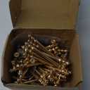 Asidrama 30 Pack 5 Inch(128mm) Brushed Brass Kitchen Cabinet Handles, Gold Cabinet Pulls Kitchen Cabinet Hardware for Cupboard Drawer Pulls (5" Hole Center)