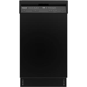 Honeywell 18 Inch Dishwasher with 8 Place settings, 6 Washing Programs, Stainless Steel Tub, UL/Energy Star- Black