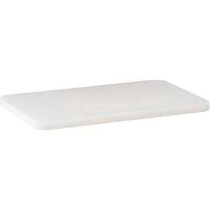 Winco Heavy-Duty Plastic Cutting Board, 6" x 10" x 1/2", White