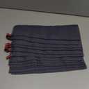 Homaxy 100% Cotton Waffle Weave Kitchen Dish Cloths, Ultra Soft Absorbent Quick Drying Dish Towels, 12 x 12 Inches, 6-Pack, Dark Grey