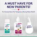 Little Remedies New Baby Essentials Kit with Saline Nasal Spray, Diaper Rash Cream, Gas Relief Drops, Gripe Water & More, Safe for Newborns Exp Date 2027/06