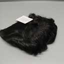 Kaneles Mens Black Wig Short Synthetic Halloween Daily Costume Soft Natural Hair Wigs