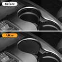 Center Console Cup Holder Compatible with Honda Pilot 2016-2022 & Ridgeline 2020-2023 & Passport 2019-2023 Accessories ABS Material Insert Storage Box Interior Armrest Organizer