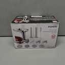 Meat Grinder Attachment for KitchenAid Stand Mixer, 15PCS Stainless Steel Meat Grinder Accessories for Kitchen Aid With 4 Grinding Plates, 2 Sausage Stuffer Tubes, 3 Grinding Blades, 1 Large Food Tray