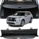 Cargo Cover Compatible with 2022 2023 2024 2025 2026 Mitsubishi Outlander Trunk Cover Retractable Rear Trunk Security Cover Outlander Accessories Shielding Shade Privacy Screen Cover