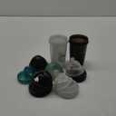 Herobility Double Anti-Colic Baby Bottles – 8.5 fl oz/240ml – 4-Pack – Multicolor – Denim, Black, Dusky Green, Gray