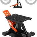 Dirt Bike Stand with Tool Trays, 660Lbs Capacity with Damping Widen Motorcycle Stand Lift Jack Hydraulic Heavy Duty for Repair and Maintainance Dirtbike Pit Motocross Mini Bike