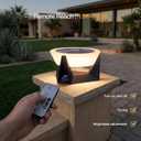 MVBT Solar Post Lights Outdoor, 15" Large Solar Column Lights Outdoor, Modern Pillar Light Waterproof, Luxury Column Lamp, LED Dusk to Dawn Patio Solar Lantern for Driveway Entrance Pillars Gate Posts