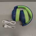 iClever BTH20 Active Noise Cancelling Headphones for Kids, 60H Play Time,Type C Fast Charging, Safe Volume 80dBA, Bluetooth5.4, Award-Winning Kids Headphones Wireless for iPad Tablet Airplane, Blue