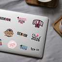 10Pcs-3in Senior 2026 Stickers Pack, Class of 2026 High School Graduation2026 Stickers, 2026Senior Sticker Waterproof Vinyl for Laptop Water Bottle Gifts for Teens Girls