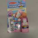 Melissa & Doug Sticker Wow! 24-Page Activity Pad and Sticker Stamper, 300 Stickers, Arts and Crafts Fidget Toy Collectible Character  Unicorn Creative Play Travel Toy for Girls and Boys 3+