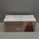 Stair Treads Non-Slip 16 Pack 8"x30" - Carpet Stair Runner for Indoor Wooden Steps with TPE Backing & Anti-Skid Surface, Reusable Adhesive Safety Rug for Kids/Elder/Pet-Friendly - Brown