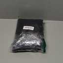 H.VERSAILTEX Blackout Curtain for Bathroom Windows Adjustable Tie Up Shade/Blackout Curtain with Rod Pocket Top (Solid in Jet Black, 42 inches W x 63 inches L, Set of 1)