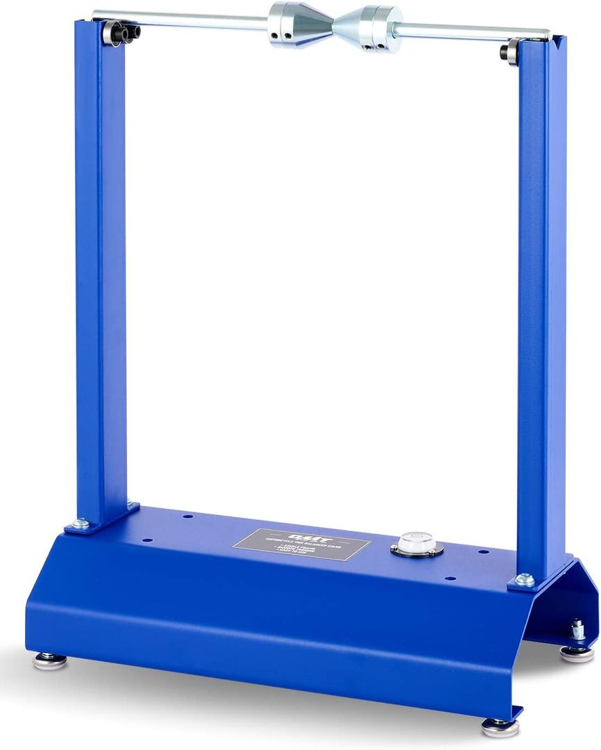 Orion Motor Tech Motorcycle Bike Wheel Balancer, Tire Balancer Stand with Adjustable Centering Cones, Heavy Duty Motorcycle Wheel Balancing Stand, Portable Bicycle Wheel Balancer for up to 12" Tires