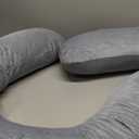 Pharmedoc Pregnancy Pillows, U-Shape Full Body Pillow  Removable Cooling Cover -Dark Grey  Pregnancy Pillows for Sleeping  Body Pillows for Adults, Maternity Pillow and Pregnancy Must Haves