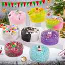 8 x 100ml Textures Slimes Kit for Kids, Slime Variety Pack Different Textures, with Snow Fizz, Sequins, Butter, Bead Slime, Slimes Party Favors for Girls & Boys, Birthday Easter Toy