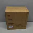 Cesun Small Bathroom Trash Can with Lid Soft Close, 5 Liter/1.3 Gallon Stainless Steel Garbage Can with Removable Inner Bucket, Step Pedal, Slim Waste Basket for Toilet, Office, Bedroom (White&Gold)