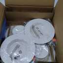 Sunco 12 Pack 6 Inch LED Recessed Light, Retrofit Downlight Can Lights for Ceiling, Baffle Trim, 1050 LM, 13W (75W Equivalent), Selectable CCT 2700K/3000K/3500K/4000K/5000K, Dimmable, Damp Rated UL (5 Cct in One (2700k, 3000k, 3500k, 4000k, 5000k))