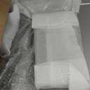 Armless Home Office Chair Small Modern Walnut Chair with Wheels Wide Seat Office Chair Criss Cross Desk Chair with Height Adjustable for Home, Office, Vanity