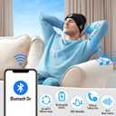 Stocking Stuffers Gifts for Men, LED Bluetooth Beanie Hat, Christmas Birthday Gifts for Men Dad Him Husband Grandpa, White Elephant Gifts for Adults, Camping Hiking Accessories Cool Gadgets