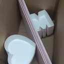 Geoto 19.7"x7.1"x3.94" Pink/White/Red F3 Deep Creative Mother's Day Gift Packaging Box, Magnetic Box with Fillable MOM Letter Shaped Boxes(Pink)