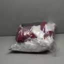 11pcs Santa Claus Costume for Men Women Adults Deluxe Santa Costumes Suit Outfit Christmas with Bell (Small, Red)