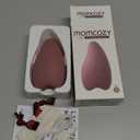 Momcozy Warming Lactation Massager 2-in-1, Soft Breast Massager for Breastfeeding, Heat + Vibration Adjustable for Clogged Ducts, Improve Milk Flow, Engorgement (Red)