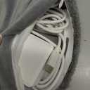 USB Heating Pad, 5V 3A Fast Heating with 3 Heat Settings & Auto Off, Travel Heating Pad for Neck, Shoulder, Back,Knee & Period Cramps. 12"x16" Fleece Heated Pad with USB-A to USB-C Cable, Grey