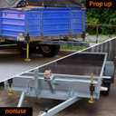 Telescoping Stabilizer Jack -Screw and Welding Installation-1 pc | BuyGoe More Convenient DIY it on Your Small Trailer,Load Capacity 2500 Pound