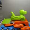 Step2 Dino Dash Up & Down Roller Coaster Kids Ride On Toy, Push Car, Indoor/Outdoor Playset, Made of Durable Plastic, Max Weight 50 lbs., for Toddlers 2-5 Years Old