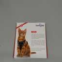 Cat Harness and Leash for Walking Escape Proof Soft Adjustable Cat Leash Breathable Comfortable Vest Easy to Wear Kitten Harness for Outdoor Travel Black M