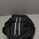 Motorcycle Backpack for Men, Waterproof Helmet Backpack with Reflective & Laptop Pocket, Large Motorcycle Bag Helmet Bag for Travel Daily Trips Office Trips, Black