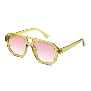 livho Trendy Polarized Square Aviator Sunglasses Women Men Square Eyewear Frame, Retro Sun Glasses for Women Men 2025 Shades