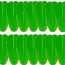 Artificial Banana Leaf Placemats, 14-Pack, Green Tropical Leaves for Hawaiian Luau Party, Kitchen Table Decoration