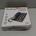 Large Button Phones for Seniors - Big Button Telephone, Extra Loud Volume, Hearing Aid Compatible, Easy Operation for Elderly