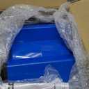 Lasko X-Blower High Velocity Pivoting Utility Blower Fan for Cooling, Ventilating, Exhausting, and Drying, 6 Position 3-Speed Floor Fan with AC Outlet, Circuit Breaker, USB Port, 11x9x12, Blue, X12905