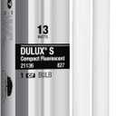 Sylvania DULUX 13W Single Compact Fluorescent Lamp, GX23 2-Pin Base, 800 LMS, Frosted Glass, 2700K, Soft White - 1 Pack (21136)