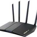 ASUS RT-AX1800S Dual Band WiFi 6 Extendable Router, Subscription-Free Network Security, Parental Control, Built-in VPN, AiMesh Compatible, Gaming & Streaming, Smart Home