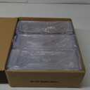 Aminigram 12 Pack Large Acrylic Risers Display Stands, Perfume Organizer Stand, Clear Acrylic Shelf for Show Decor Display, Toys, Cupcake and More(12.4 x 4 x 4.6 inches)