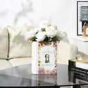 Ceramic Book Vase, Book Vase for Flowers, Ceramic Book Shaped Vase, Book Flower Vases, Unique Ceramic Vases for Home, Office, Bedroom, Living Room, Dining Table