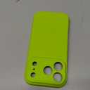 Vooii Magnetic for iPhone 17 Pro Case, Compatible with Magsafe (Premium Liquid Silicone) (Integrated Camera Control Button) Full Body Protective Anti-Scratch Microfiber Lining 6.3", Fluorescent Green