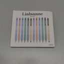Linbsunne Gel Pens Black Ink Pens for Office 0.5mm Fine Point Pens Smooth Writing Retractable Work Pen (10 count)