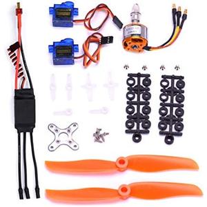 FPVKing RC 2212 2200KV Brushless Motor+SG90 9G Micro Servo+ New 30A ESC Electric Speed Controller+6035 Propeller for RC Fixed Wing Plane Helicopter